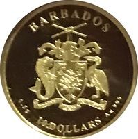 バルバドス カリビアン・オクトパス 10ドル金貨 2021年