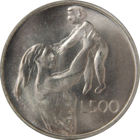 サンマリノ 500リラ銀貨 1972年