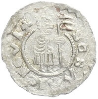 モラヴィア オットー2世 1デニール銀貨 1110-1125年