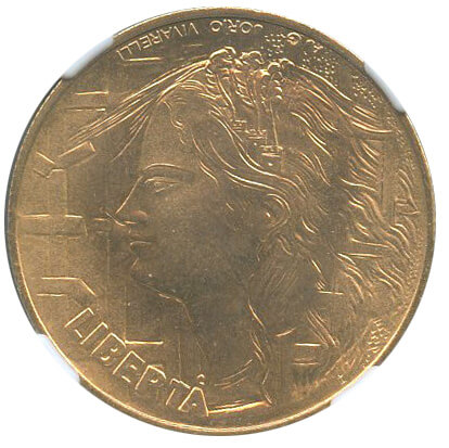 サンマリノ リバティヘッド 10スクディ金貨 1978年