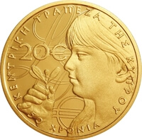 キプロス キプロス中央銀行創立 50 周年 20ユーロ金貨 2013年
