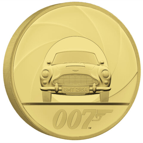 イギリス ジェームズ・ボンド7000ポンド金貨 2020年
