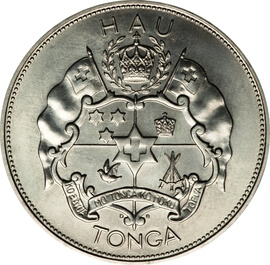トゥポウ4世戴冠記念パラジウム貨