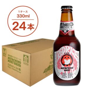 常陸野ネストビール 赤米エール 瓶 330ml×24本